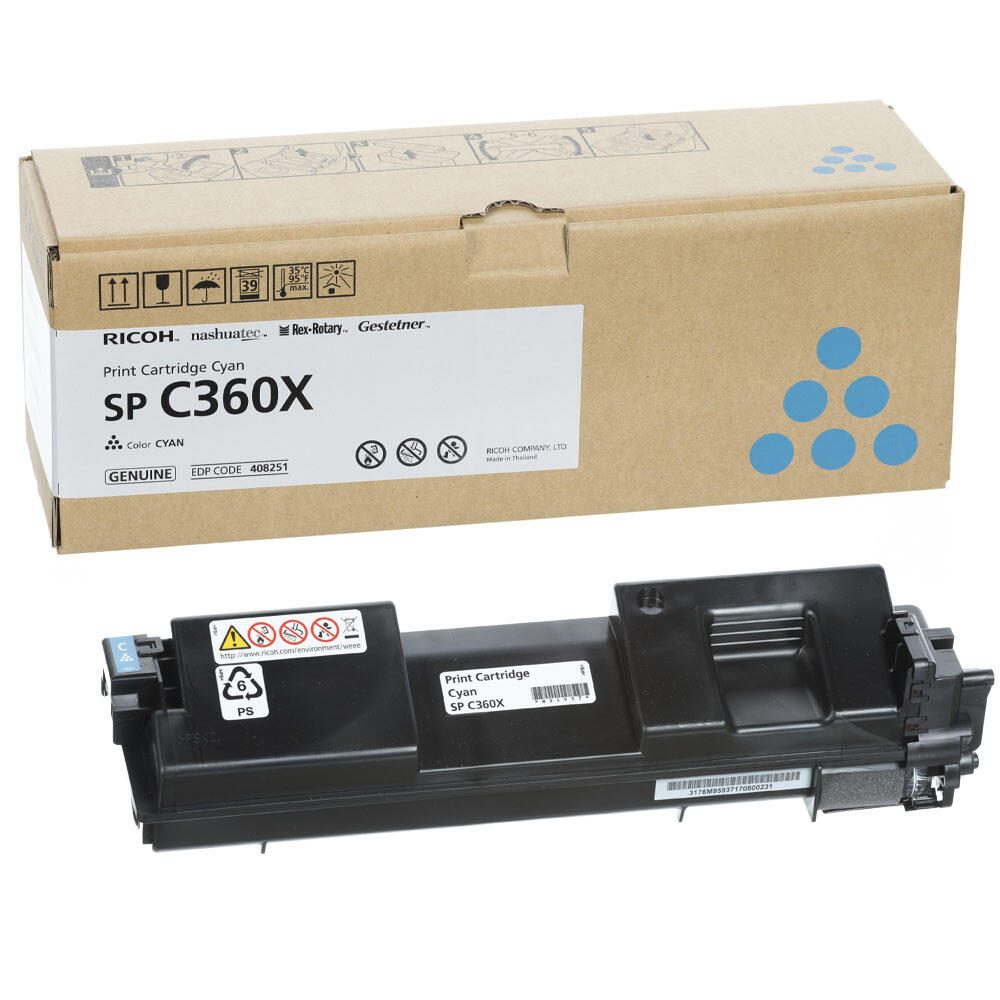 RICOH Original Toner SP C360X cyan RICOH Original Toner SP C360X cyan
